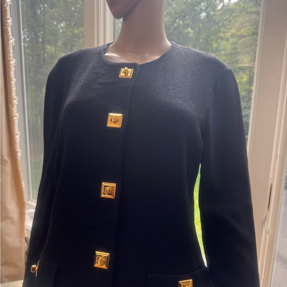 St. John Jacket with Gold Accents - Picture 3 of 9